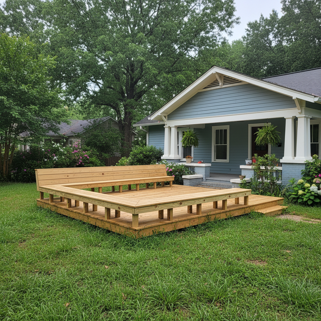 Deck Repair completed by Heritage Deck Solutions in Olive Branch, MS