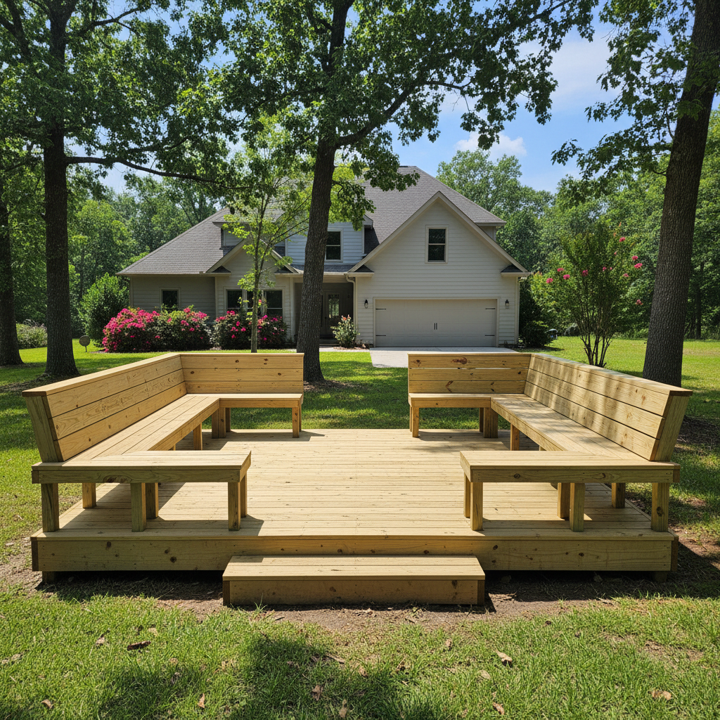 Deck Staining & Sealing completed by Heritage Deck Solutions in Memphis, MS