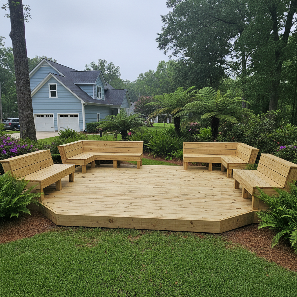 Composite Decking Installation completed by Heritage Deck Solutions in Southaven, MS